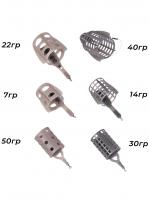 Набор пластиковых фидерных кормушек FC M6 ОЗЕРО 6шт.